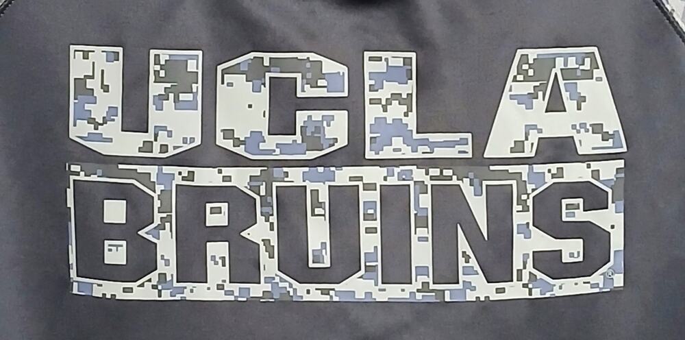 Colosseum UCLA Bruins OHT Military Camo Hoodie Mens XL Gray Performance Fleece